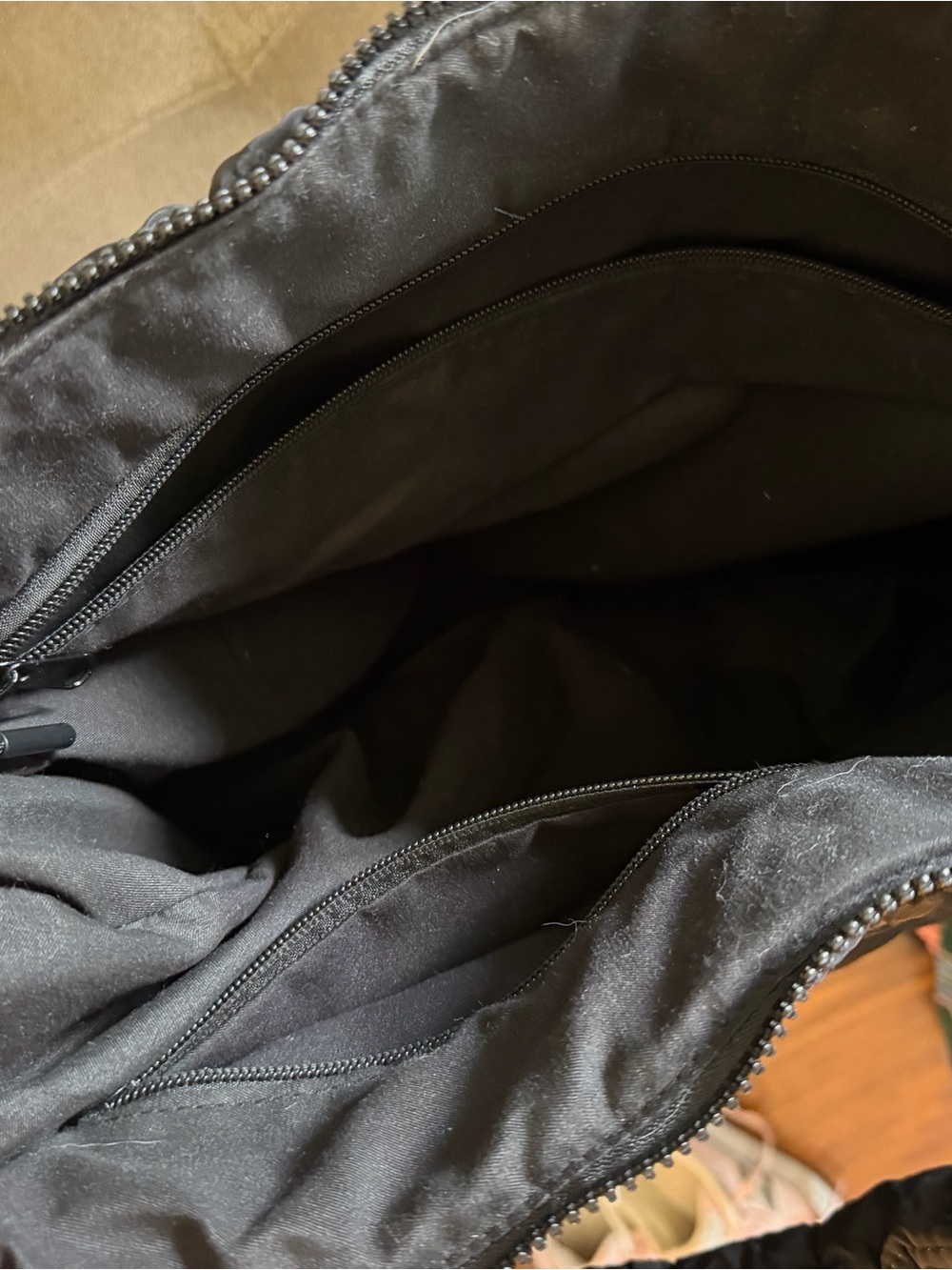 Free People Quilted Puffer Hobo Shoulder Bag - Black - Picture 2 of 4